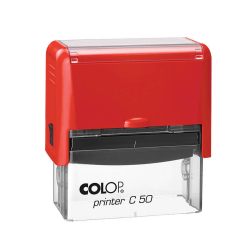 COLOP Printer Compact PRO C50 z gumką CZERWONY