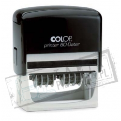 COLOP Printer 60/DD datownik + datownik + płytka tekstowa76x37mm cyfrowy