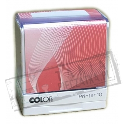 COLOP Printer IQ10 pieczątka z gumką C10 27x10mm BIAŁY