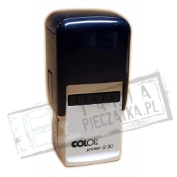 COLOP PRINTER Q30 kwadratowa pieczątka z gumką 30x30mm