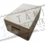 Pudełko skrzynka z uchwytami, pokrywką i grawerem 30x20x14cm